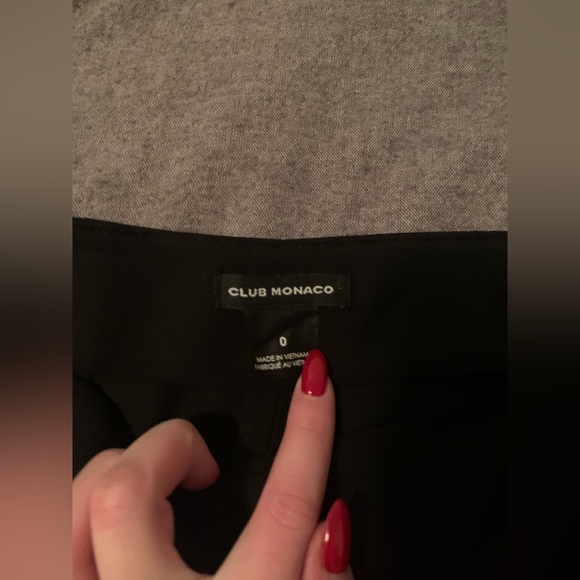 Club Monaco Black Pants - Picture 3 of 4